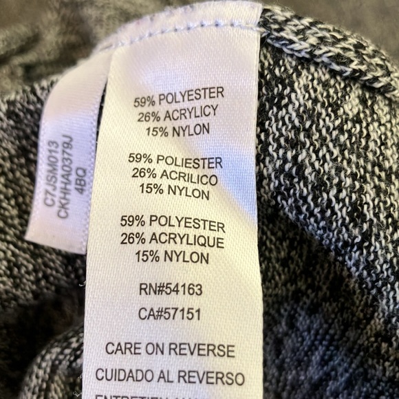 Calvin Klein women’s heather gray cowl light sweater top size S great condition‎ - Picture 5 of 5